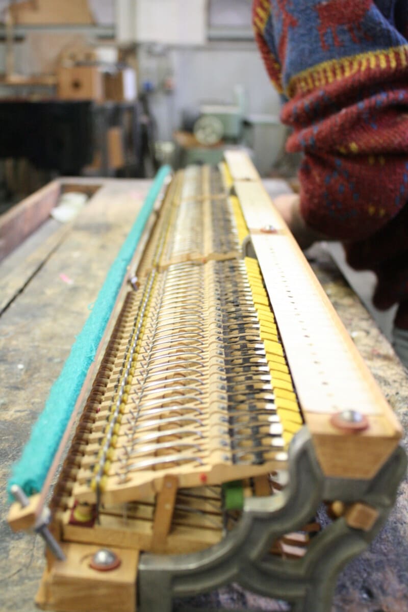 Riparazione pianoforte a Coda