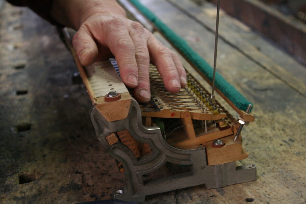 Riparazione pianoforte a Coda