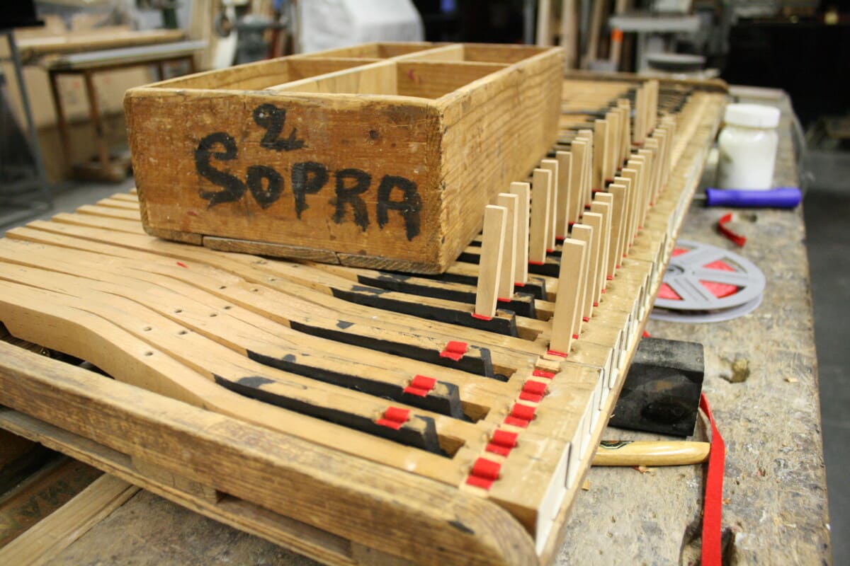 Riparazione pianoforte a Coda